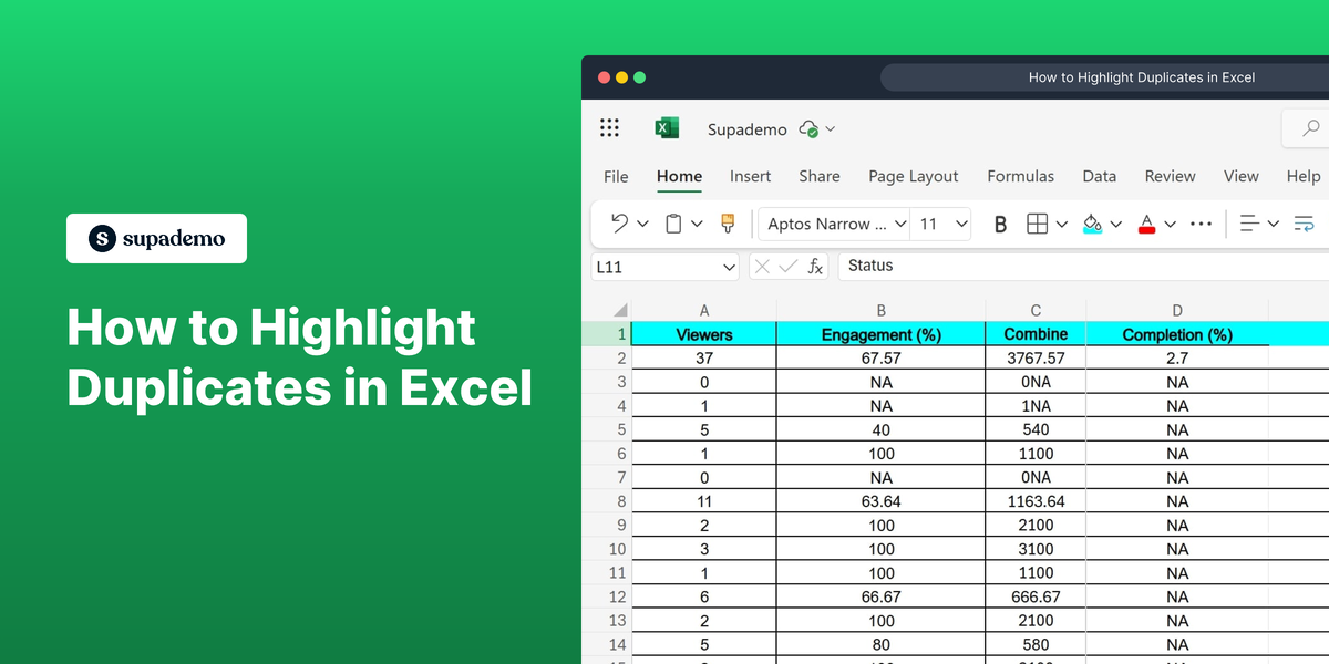 How to Highlight Duplicates in Excel