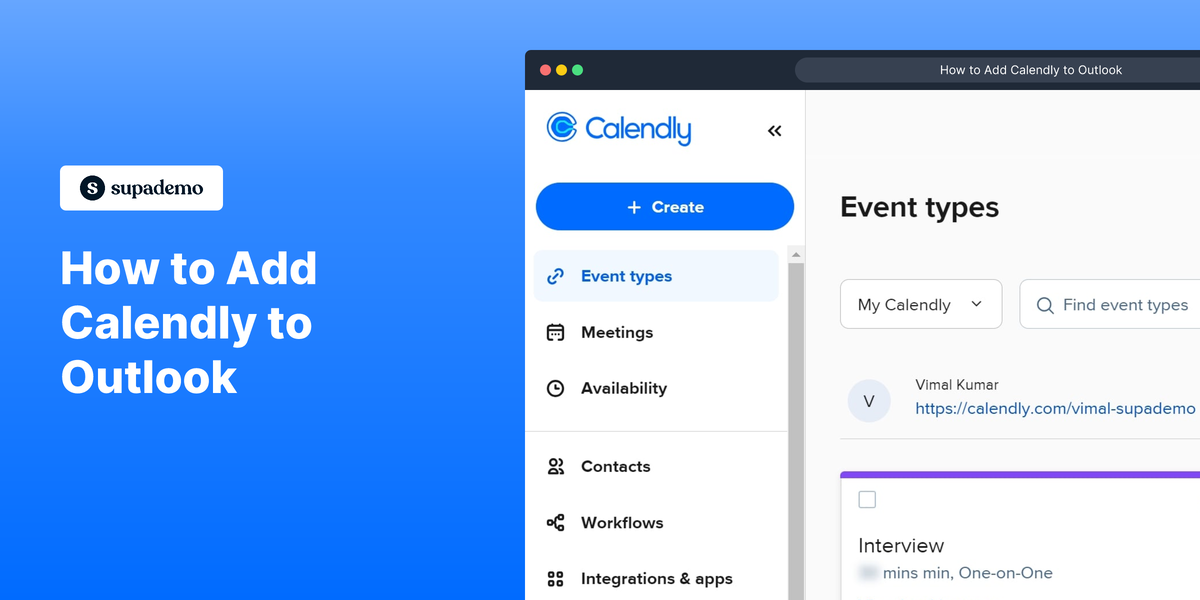 How to Add Calendly to Outlook