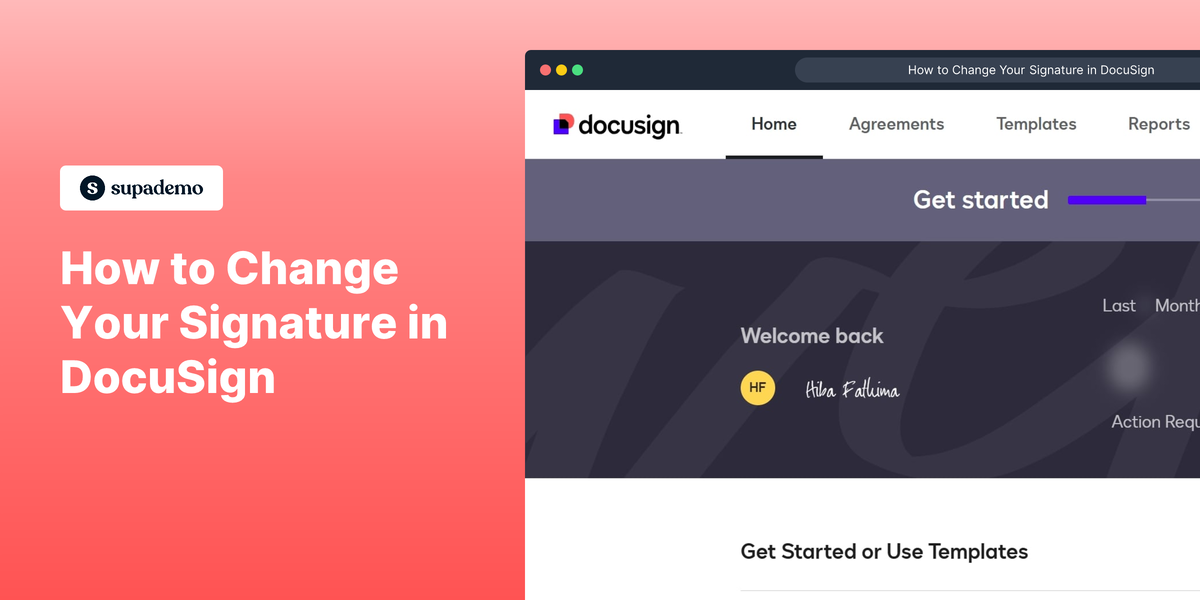 How to Change Your Signature in DocuSign