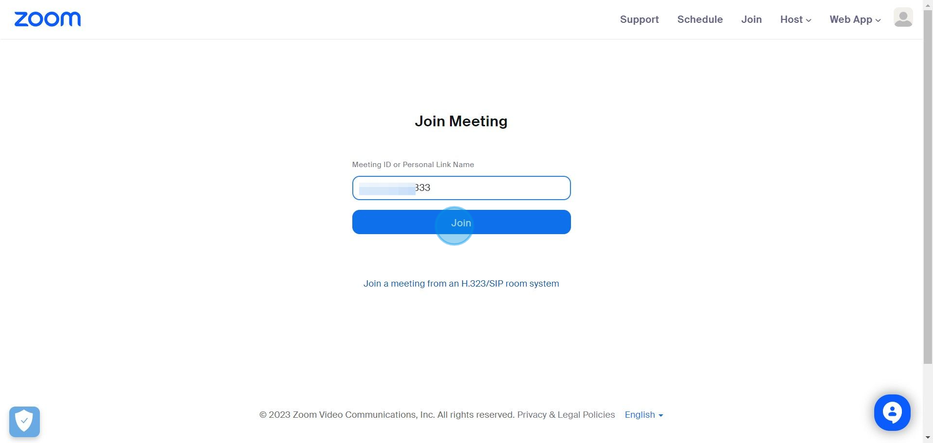 2 Click on "Join"