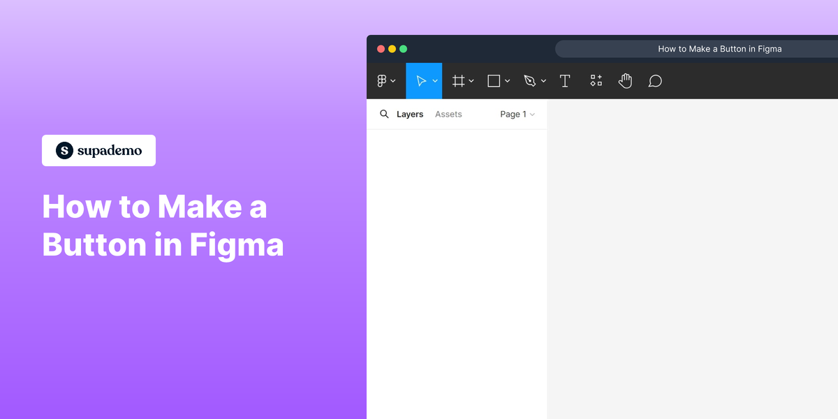 How to make a button in Figma