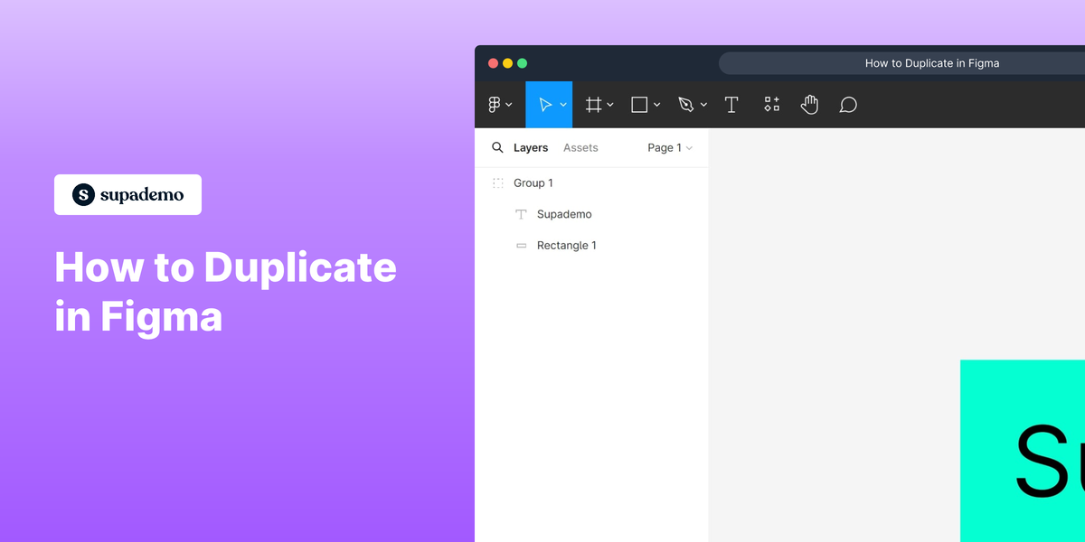 How to duplicate in Figma