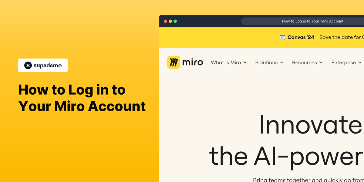 How to Log in to Your Miro Account