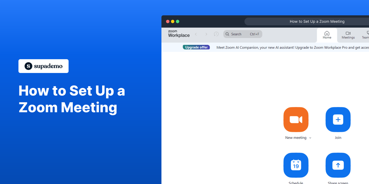 How to Set Up a Zoom Meeting