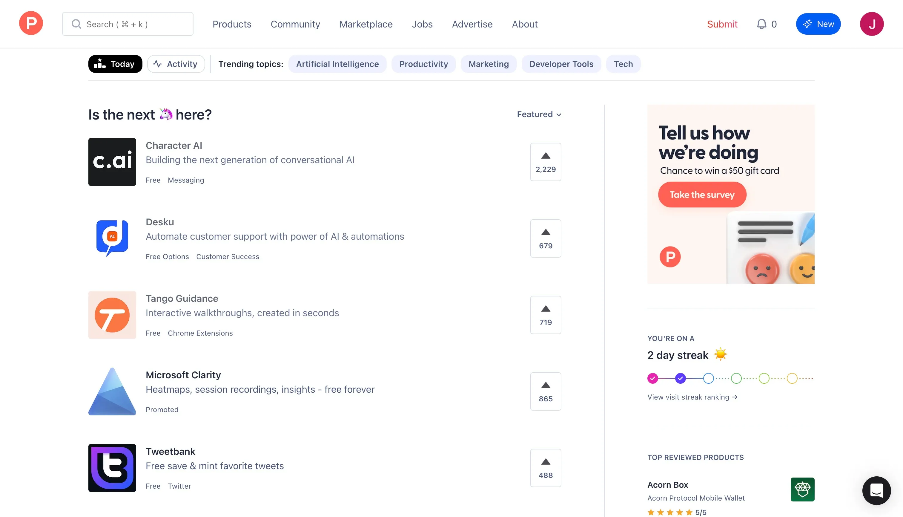 Product Hunt