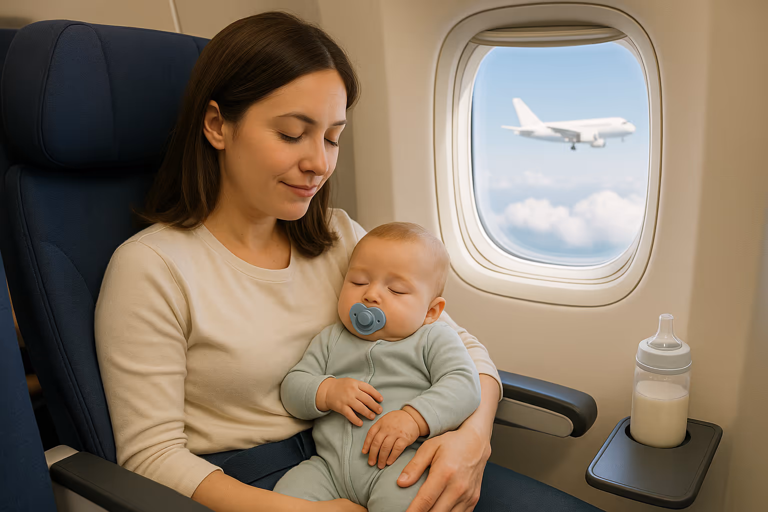 Siège libre pour voyager avec un bébé plus confortablement