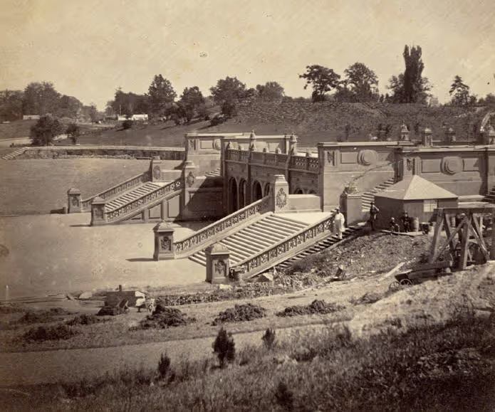Carte ancienne de Central Park 1862