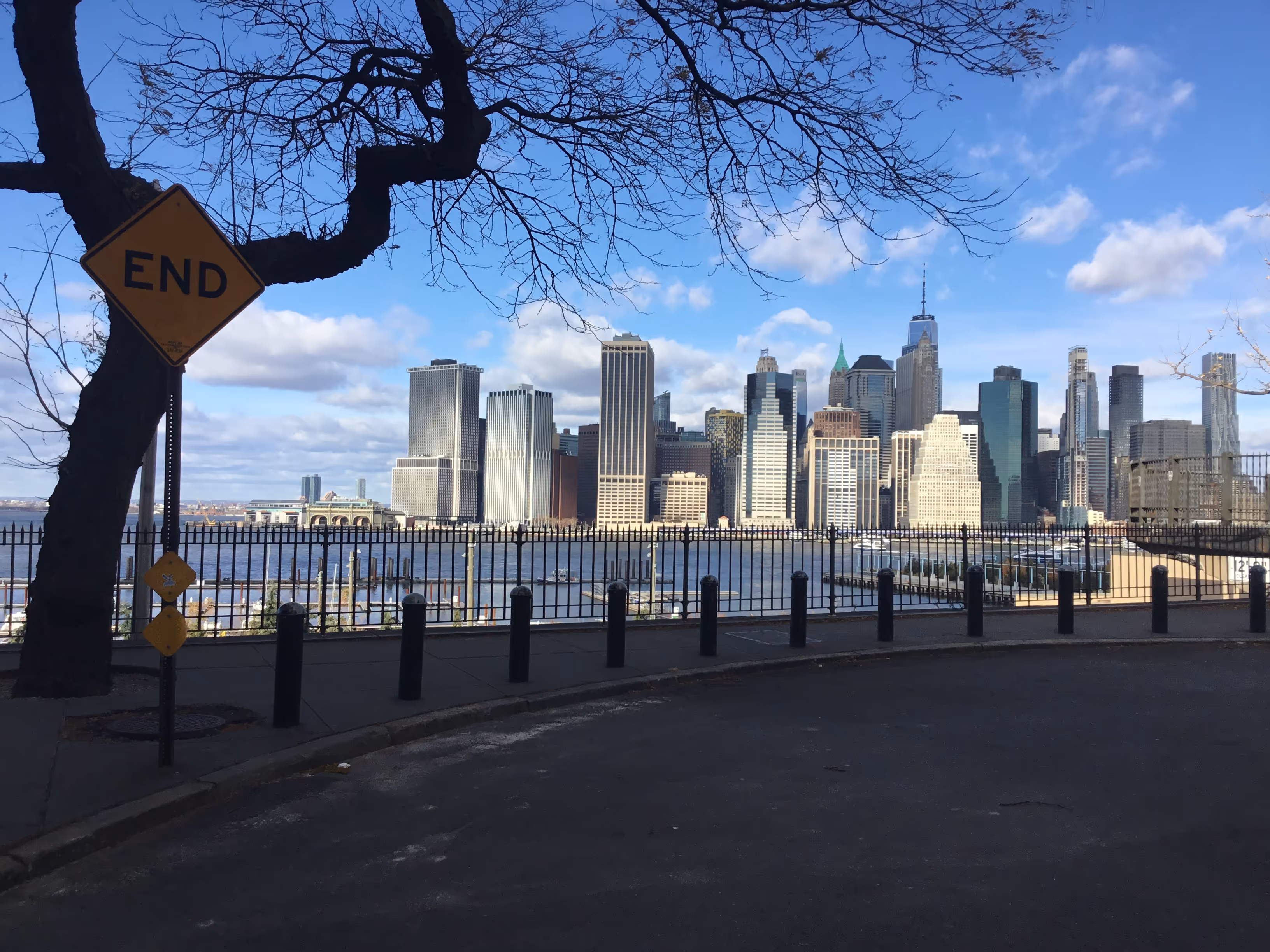 Maisons traditionnelles en brownstone à Brooklyn Heights.
