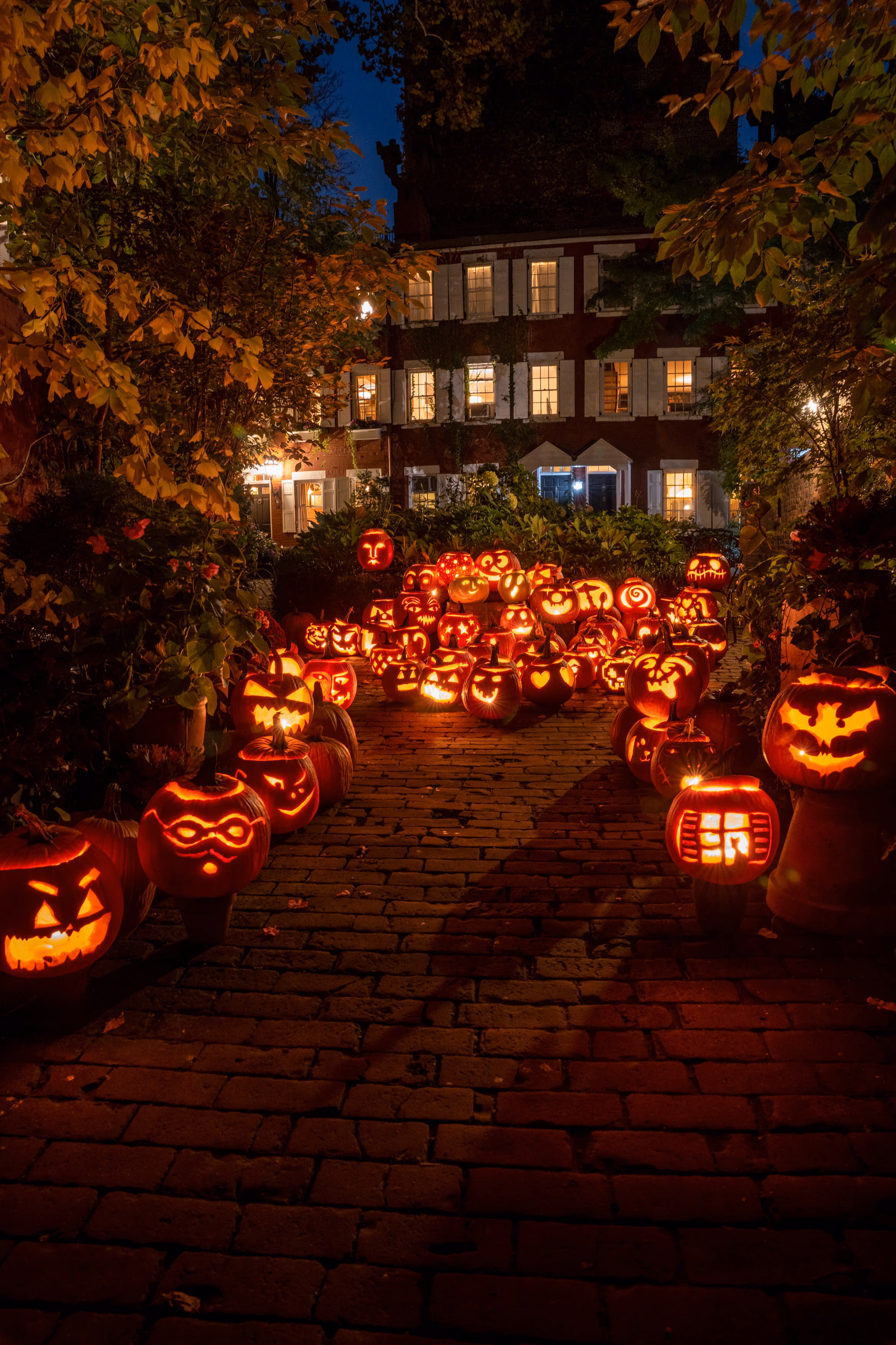 Décorations d'Halloween à New York