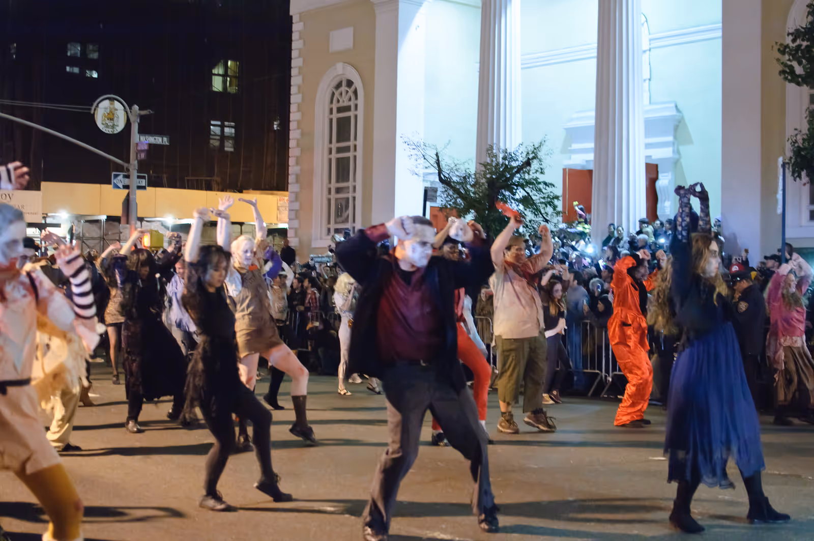 Foule à la Village Halloween Parade