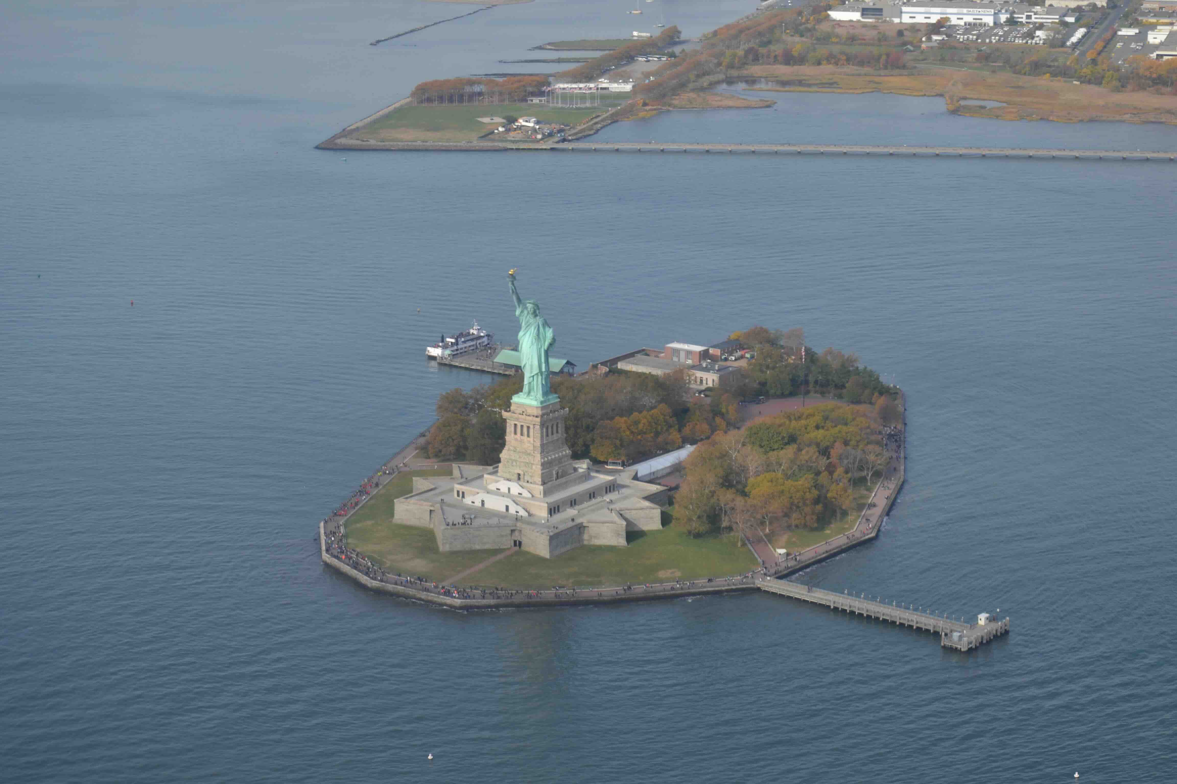 Le sud de Manhattan vu du ciel