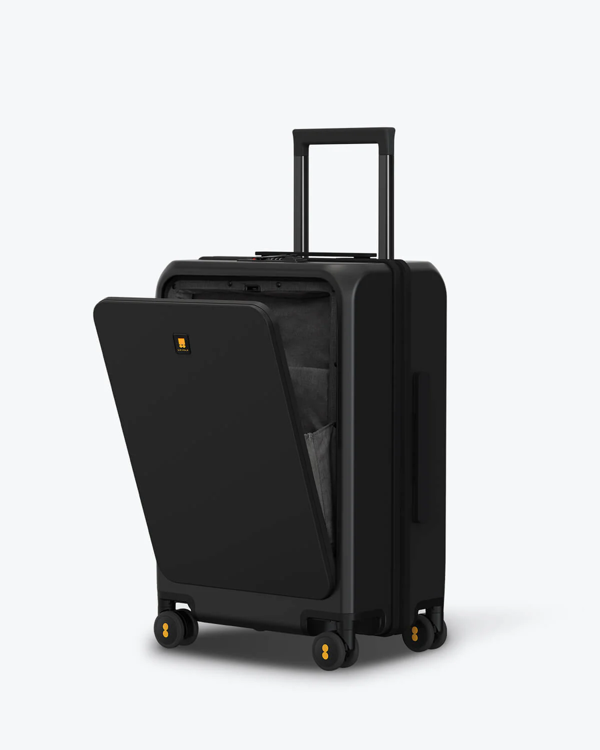 Valise noire LEVEL8 avec finition texturée