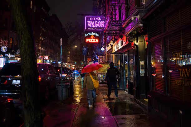L'animation de MacDougal Street