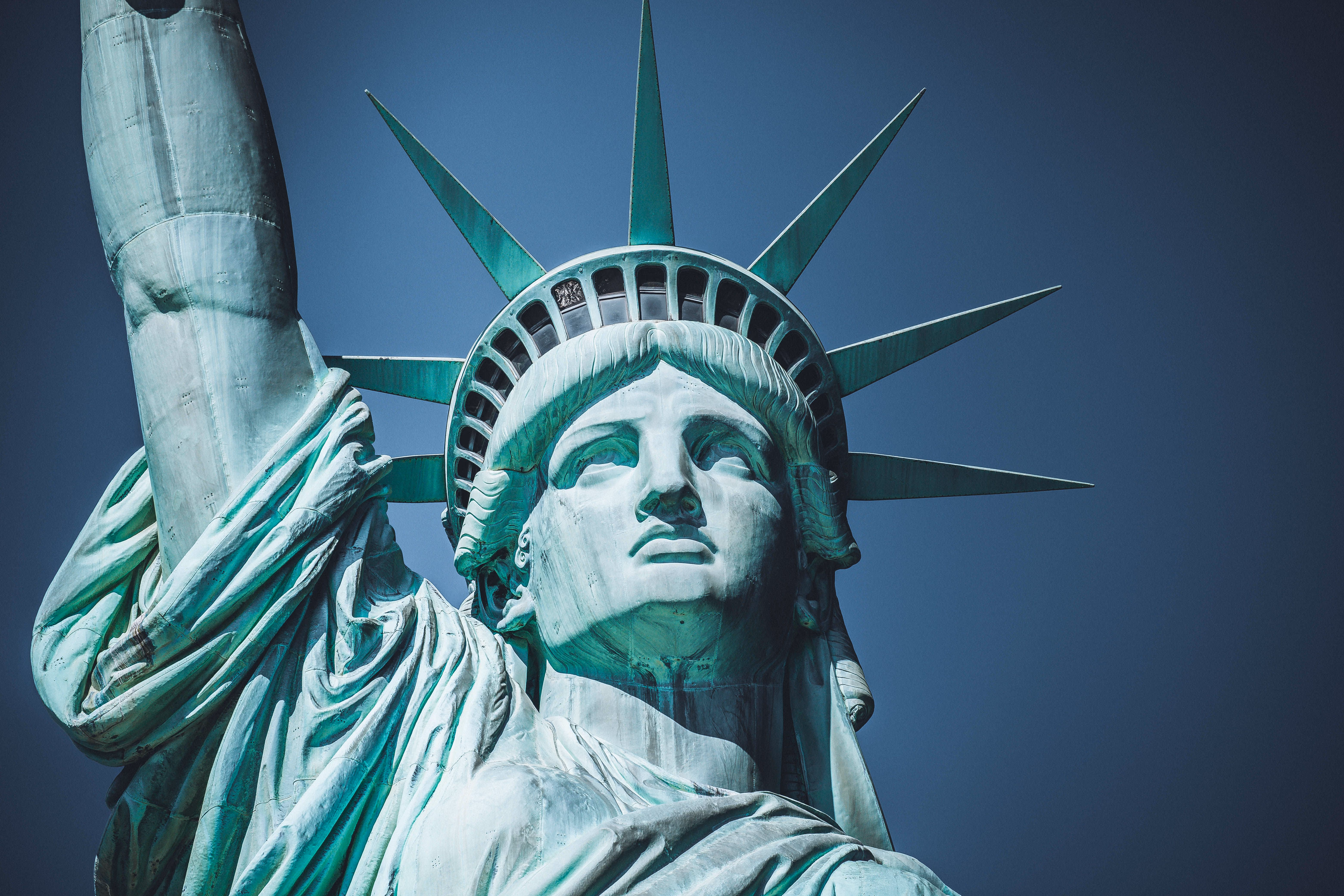La Statue de la Liberté vue de près