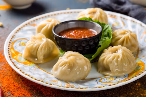 Momos tibétains traditionnels