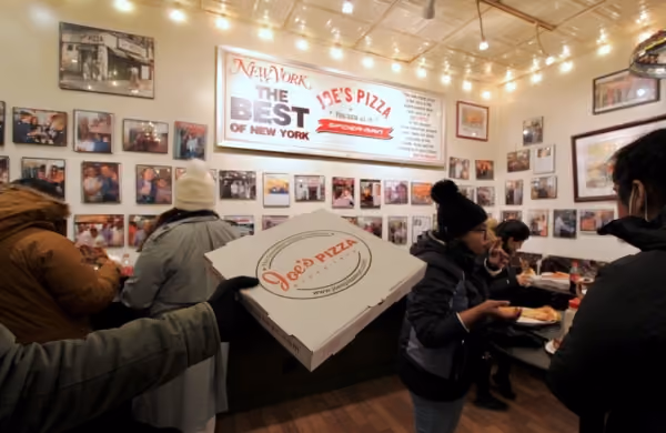 Joe's Pizza boîte