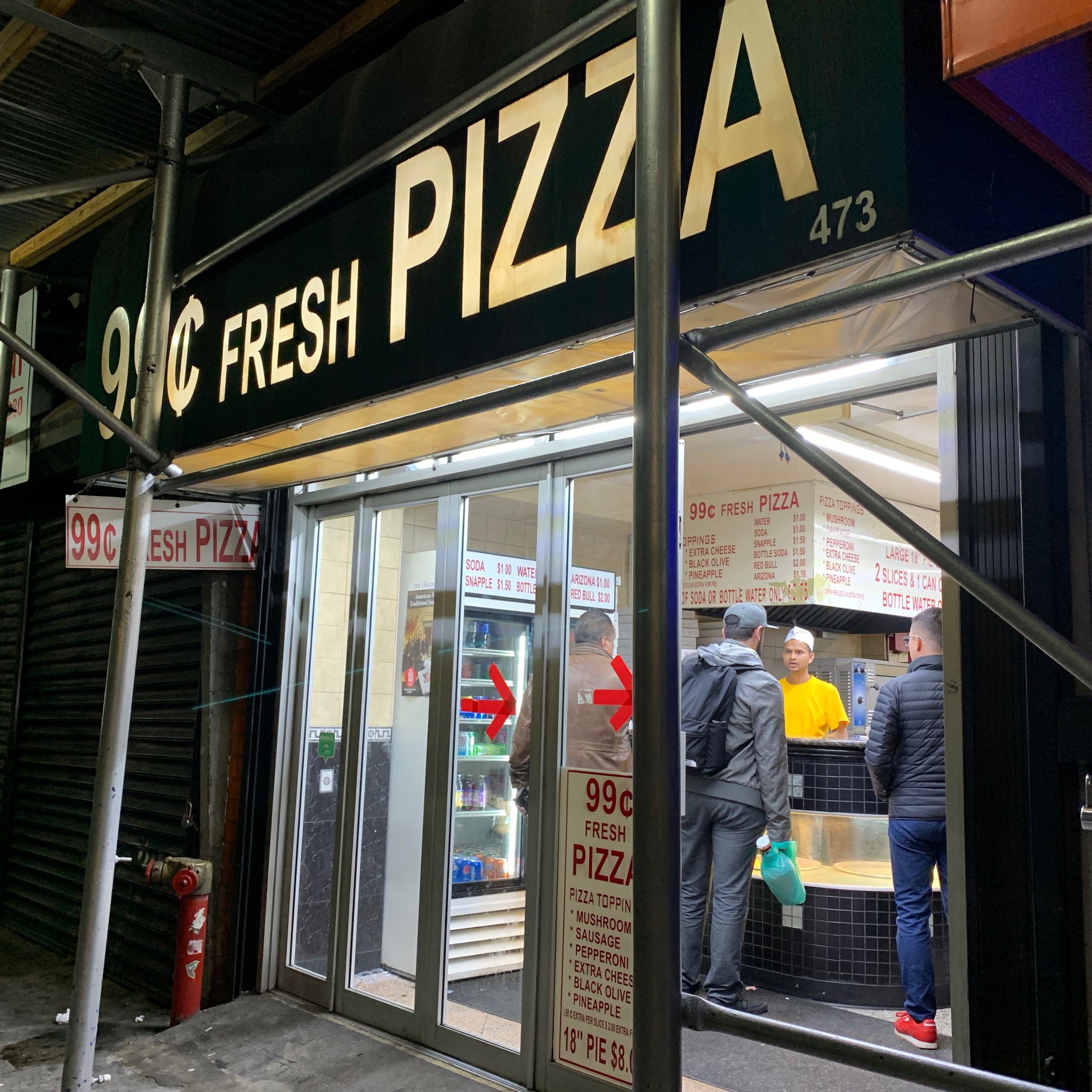 99 Cents Fresh Pizza