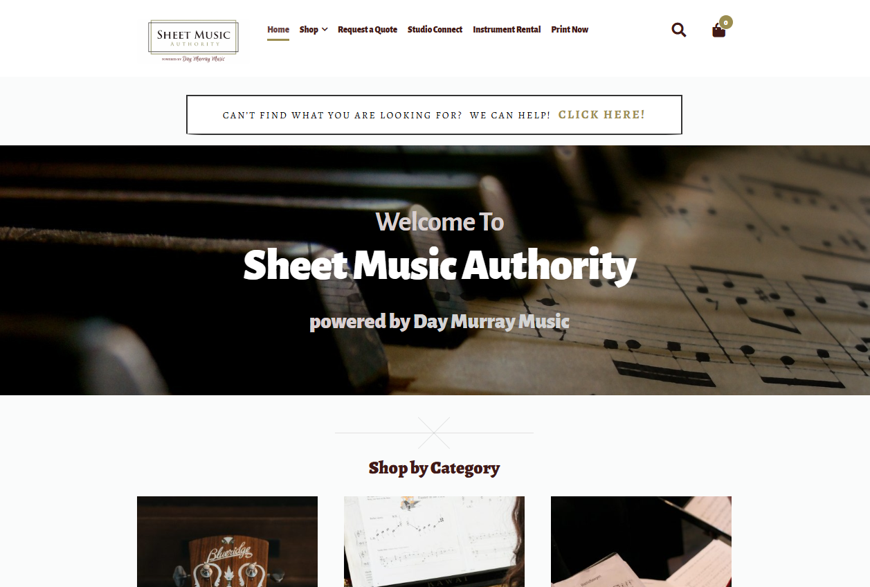 Sheet Music Authority - Checkout