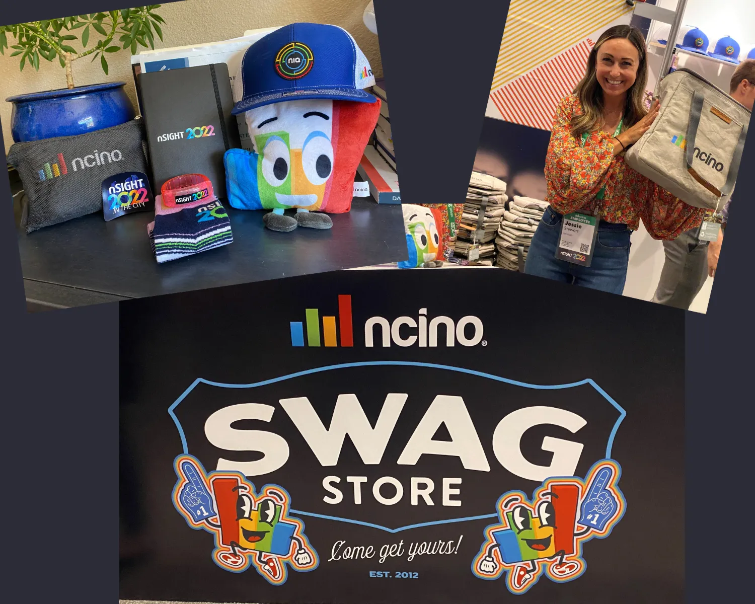Ncino swag collage.