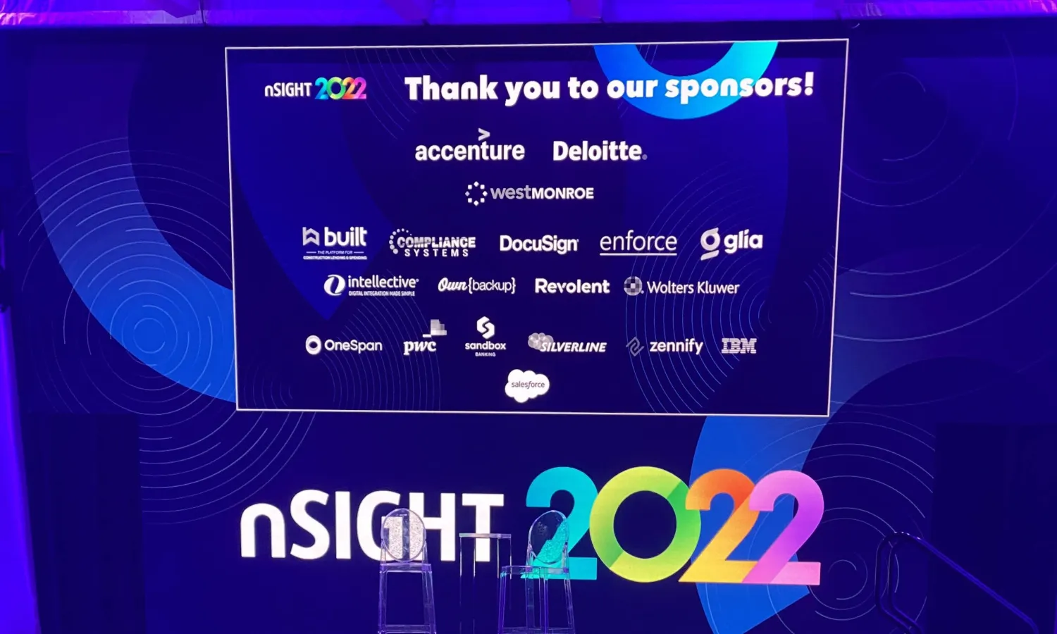 Nsight 2022 sponsors.