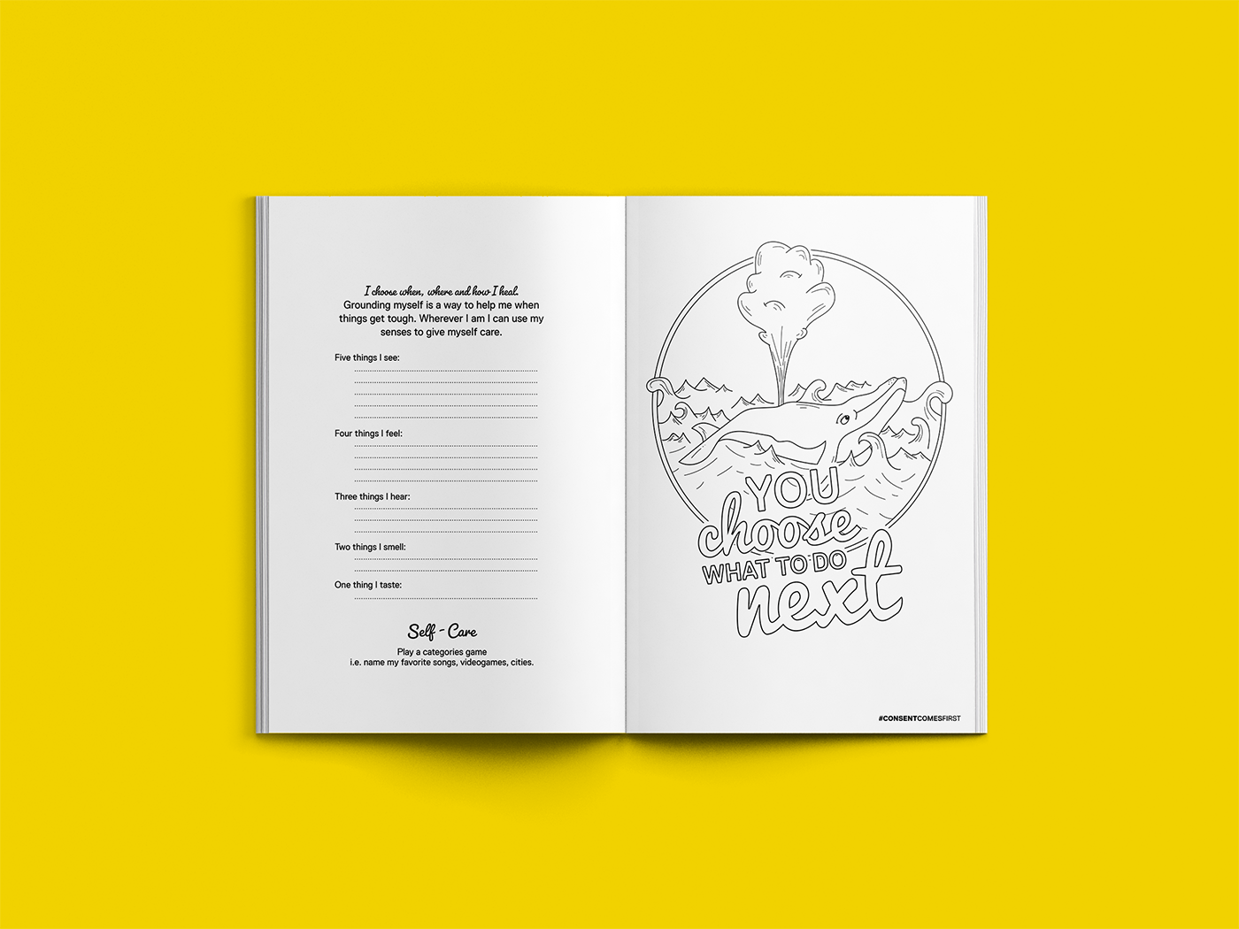 Consent Colouring Book