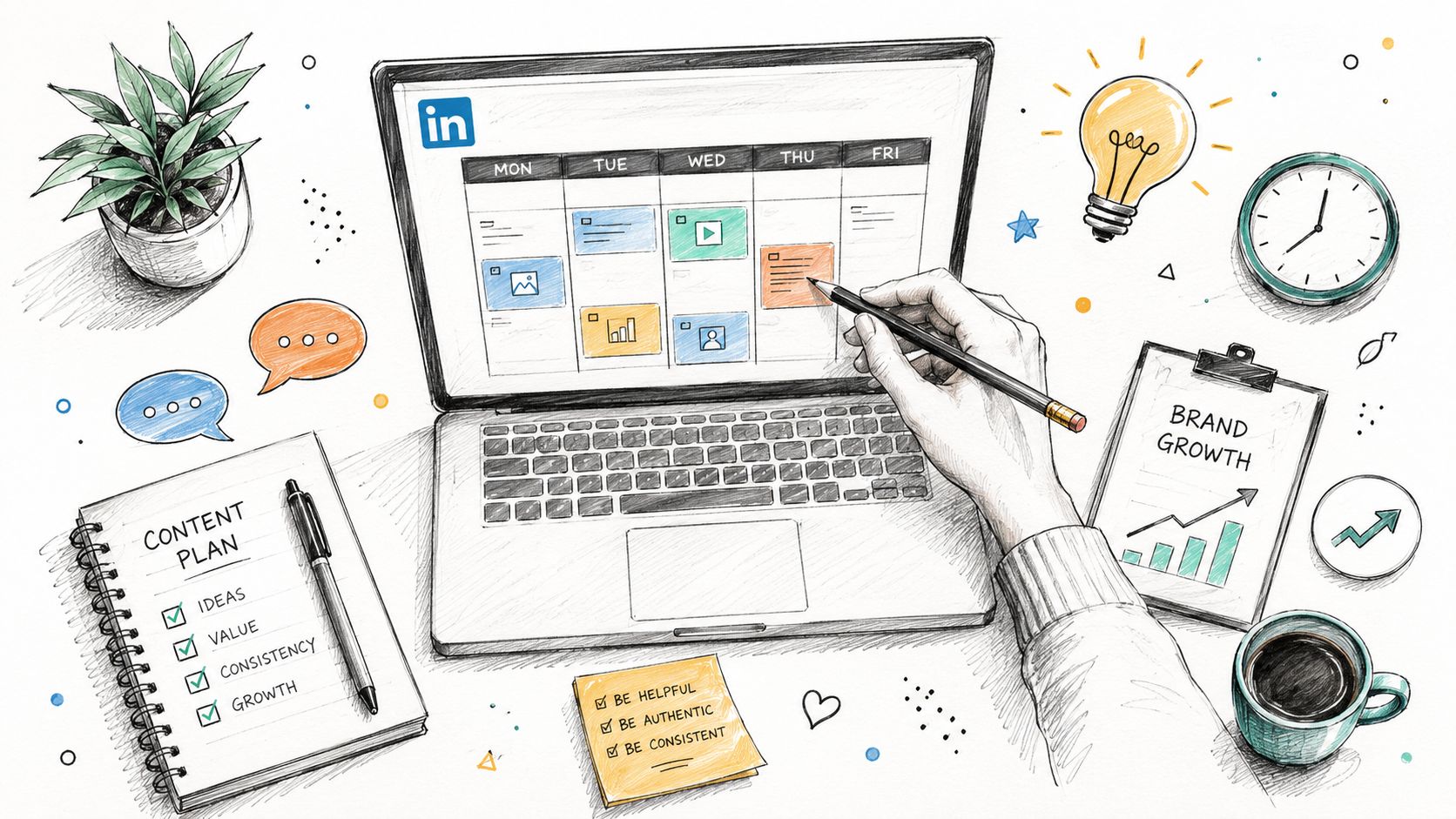 LinkedIn Content Calendar Template: Boost Your Brand