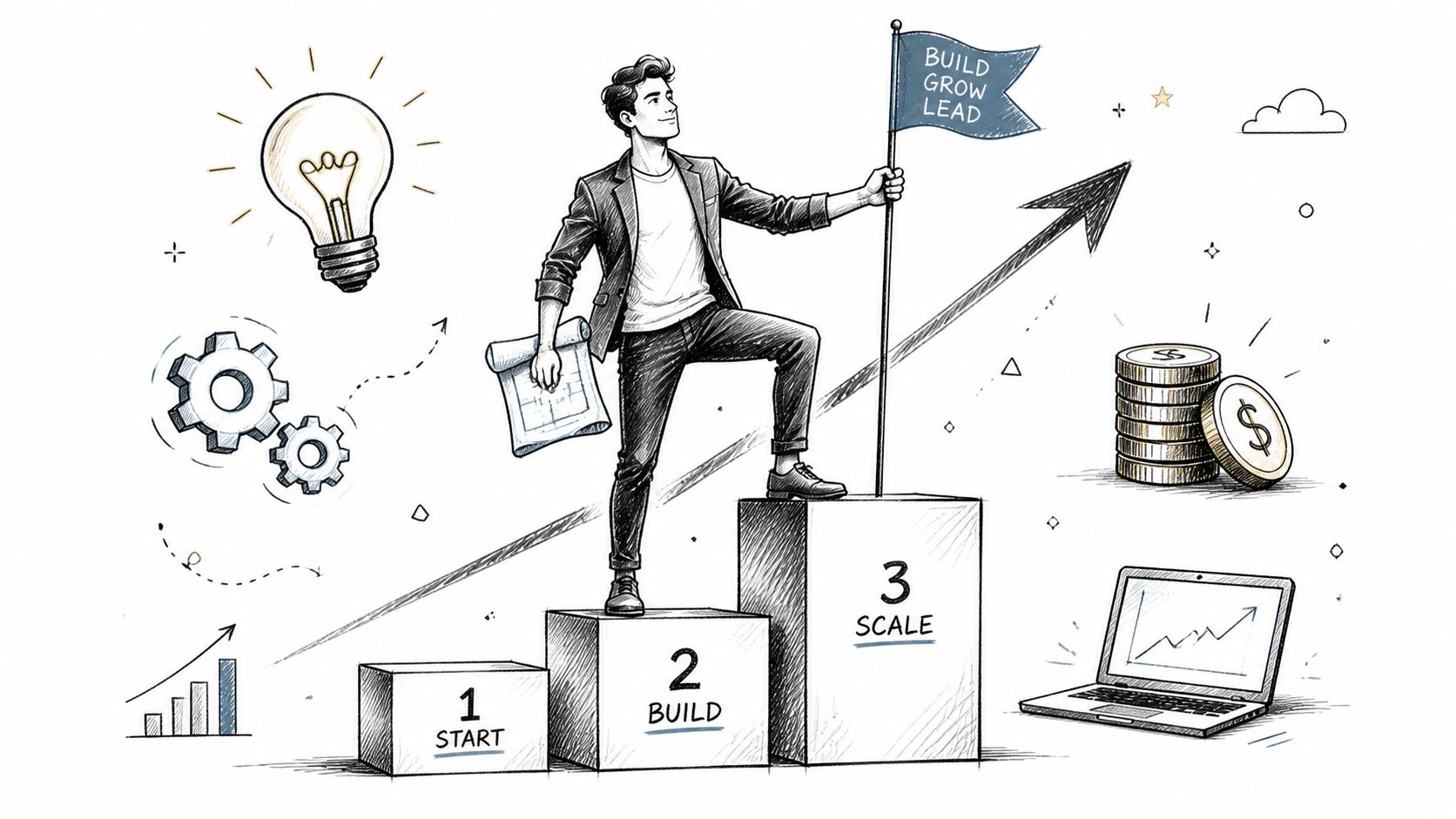 How Do Entrepreneurs Start a Business That Actually Grows