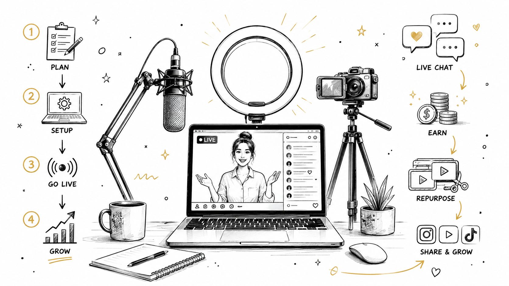 How to Start Live Streaming Without Looking Unprofessional