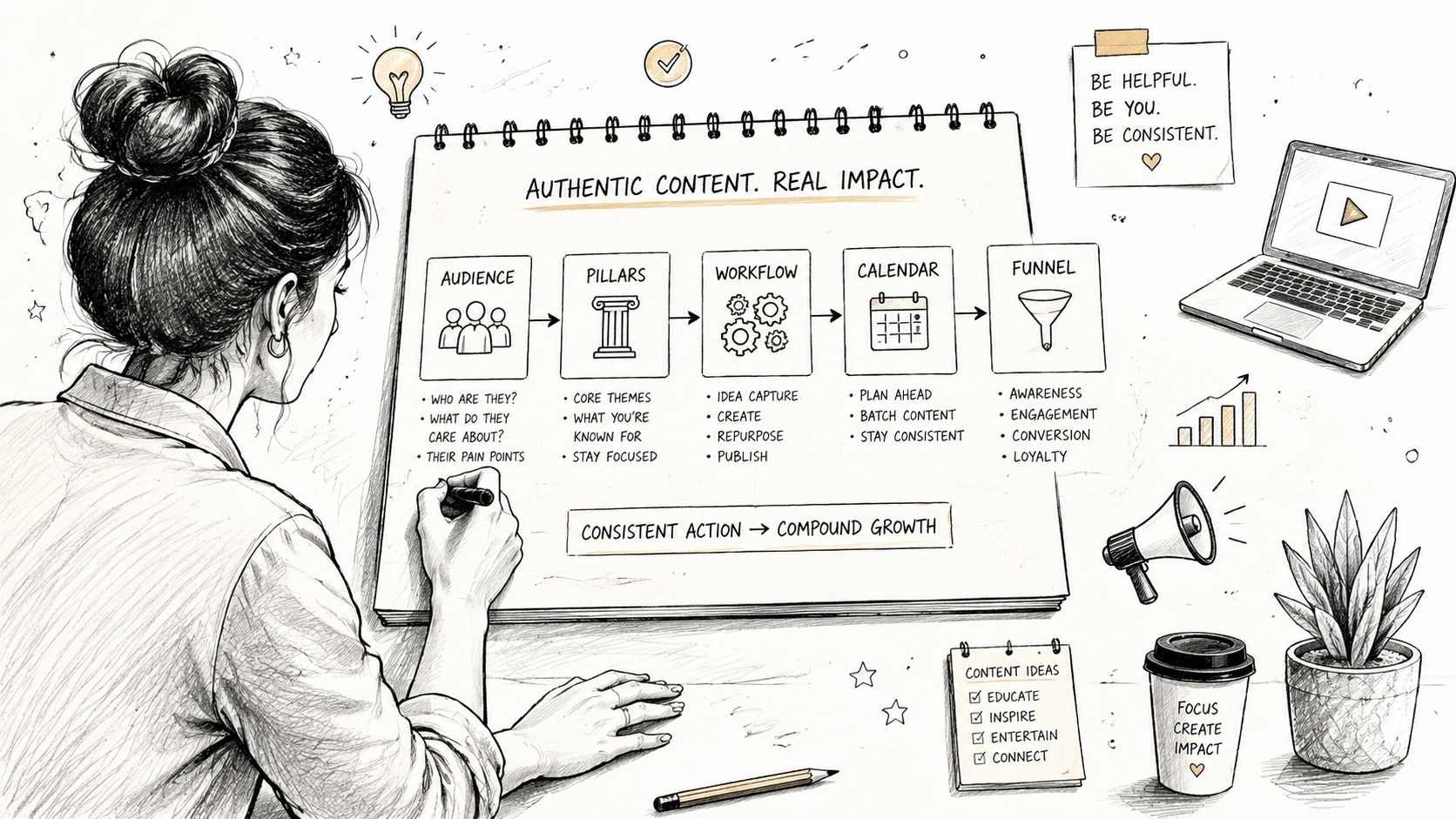 Content Creation for Entrepreneurs: A Practical Framework