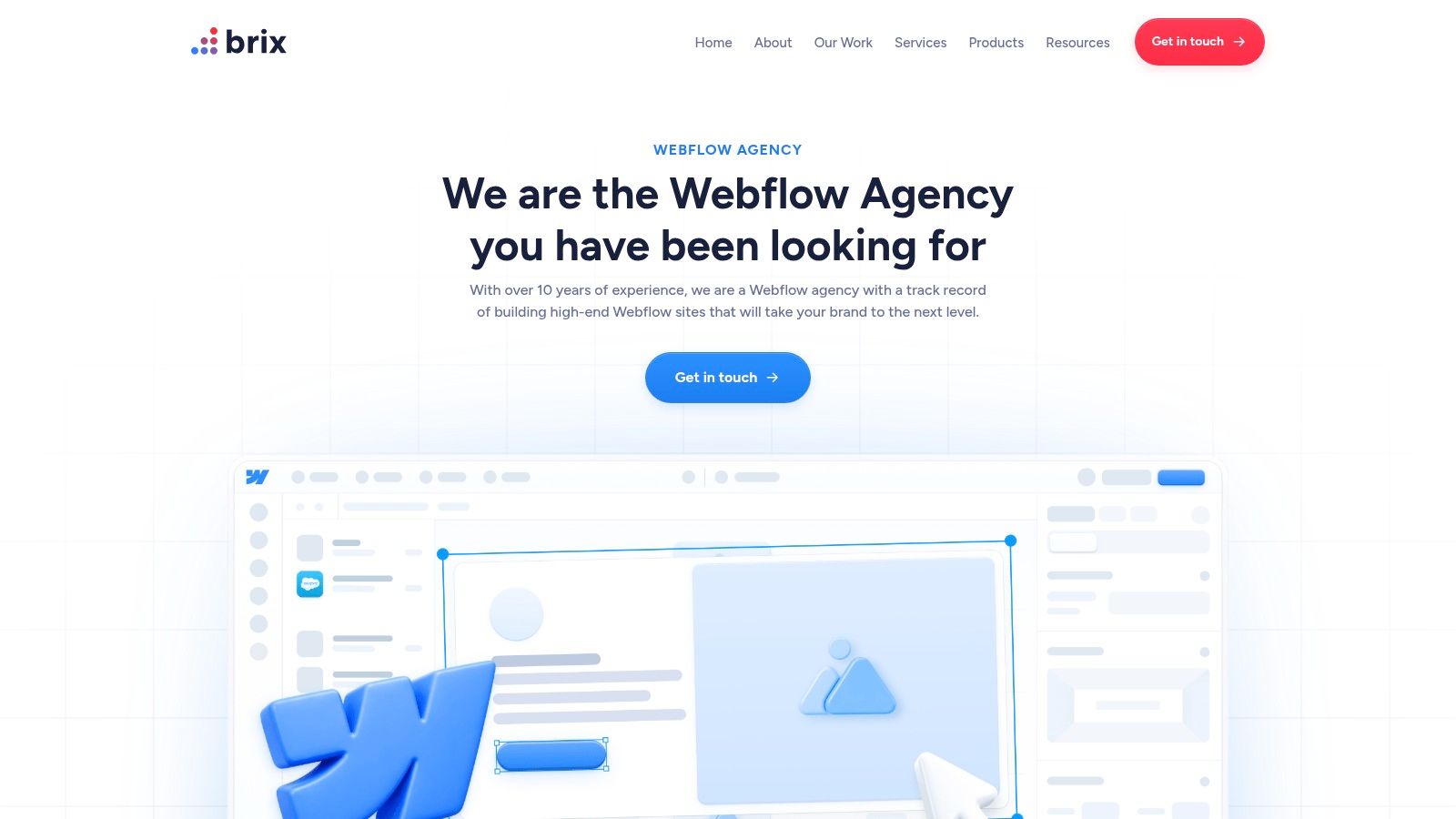 BRIX Agency, Webflow Design & Development (Enterprise Partner)