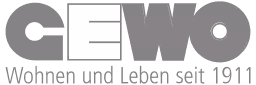 Logo der GEWO Heilbronn, städtische Wohnungsbaugesellschaft und Kunde von eges