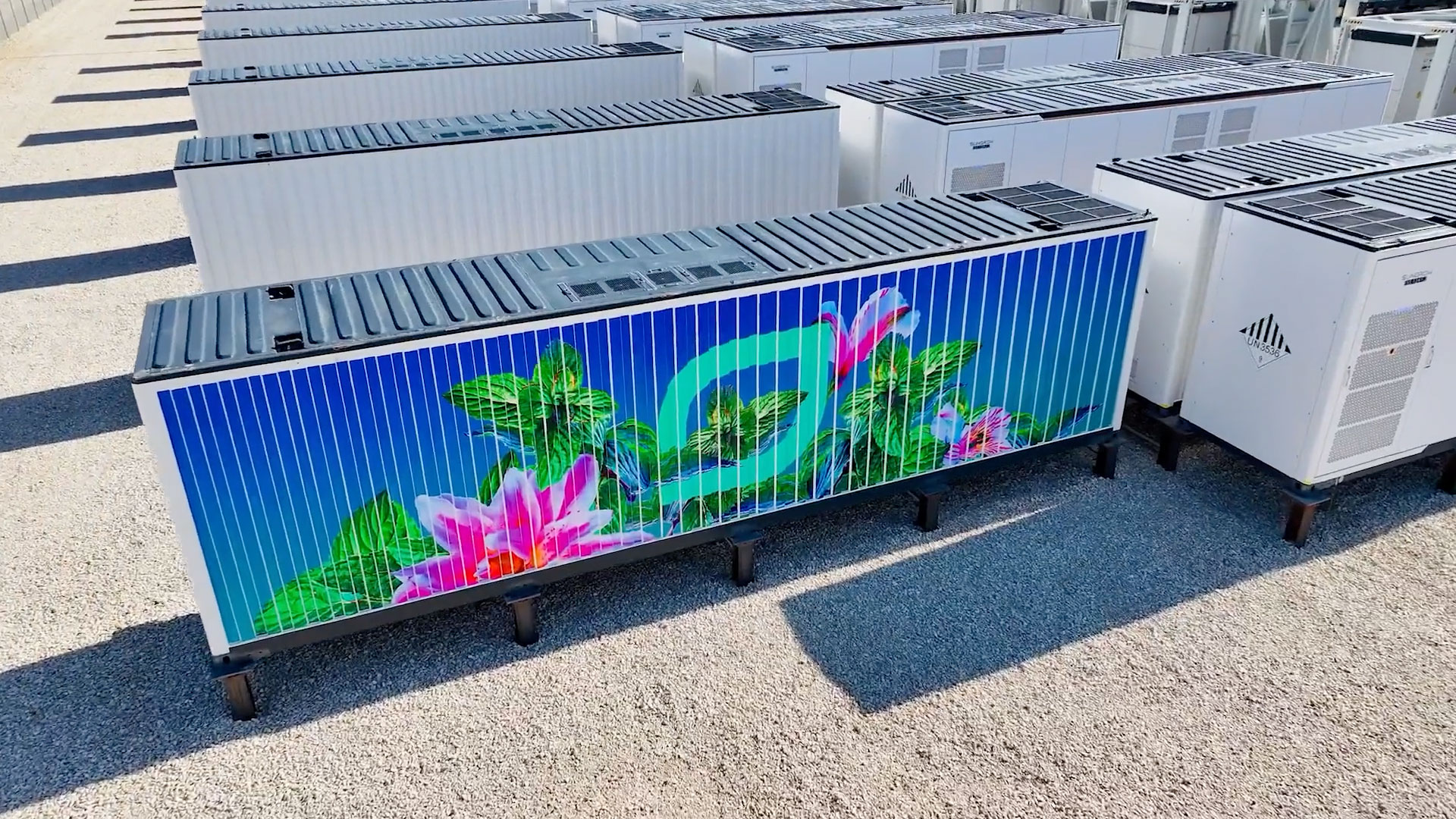 Shipping Container with Spearmint Logo