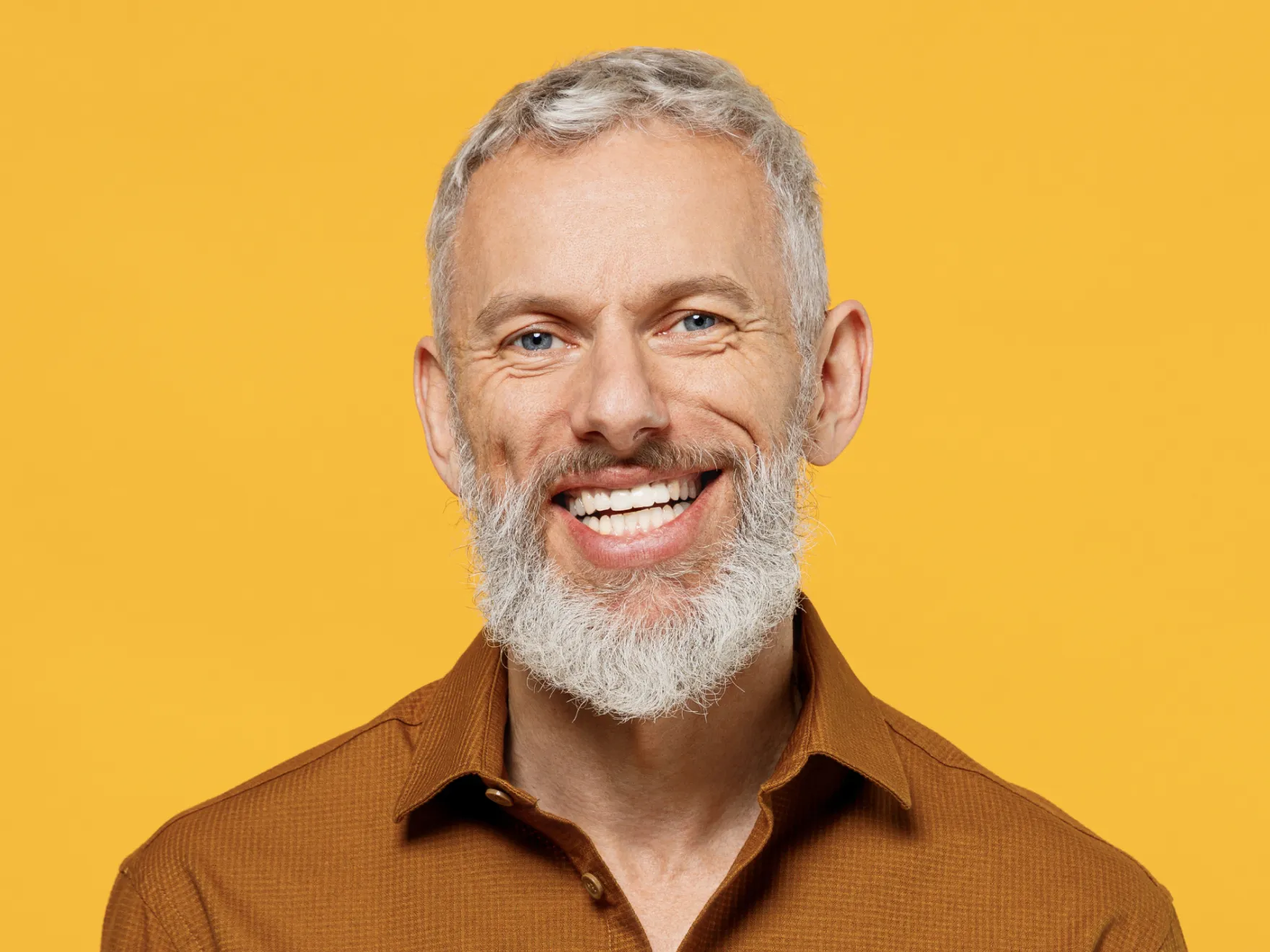 man smiling