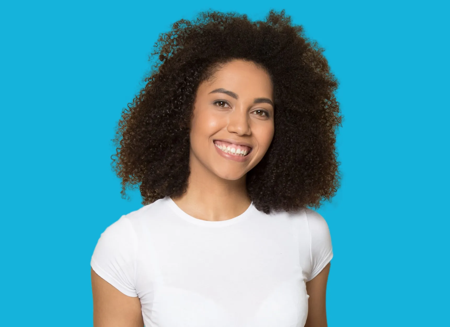young woman smiling