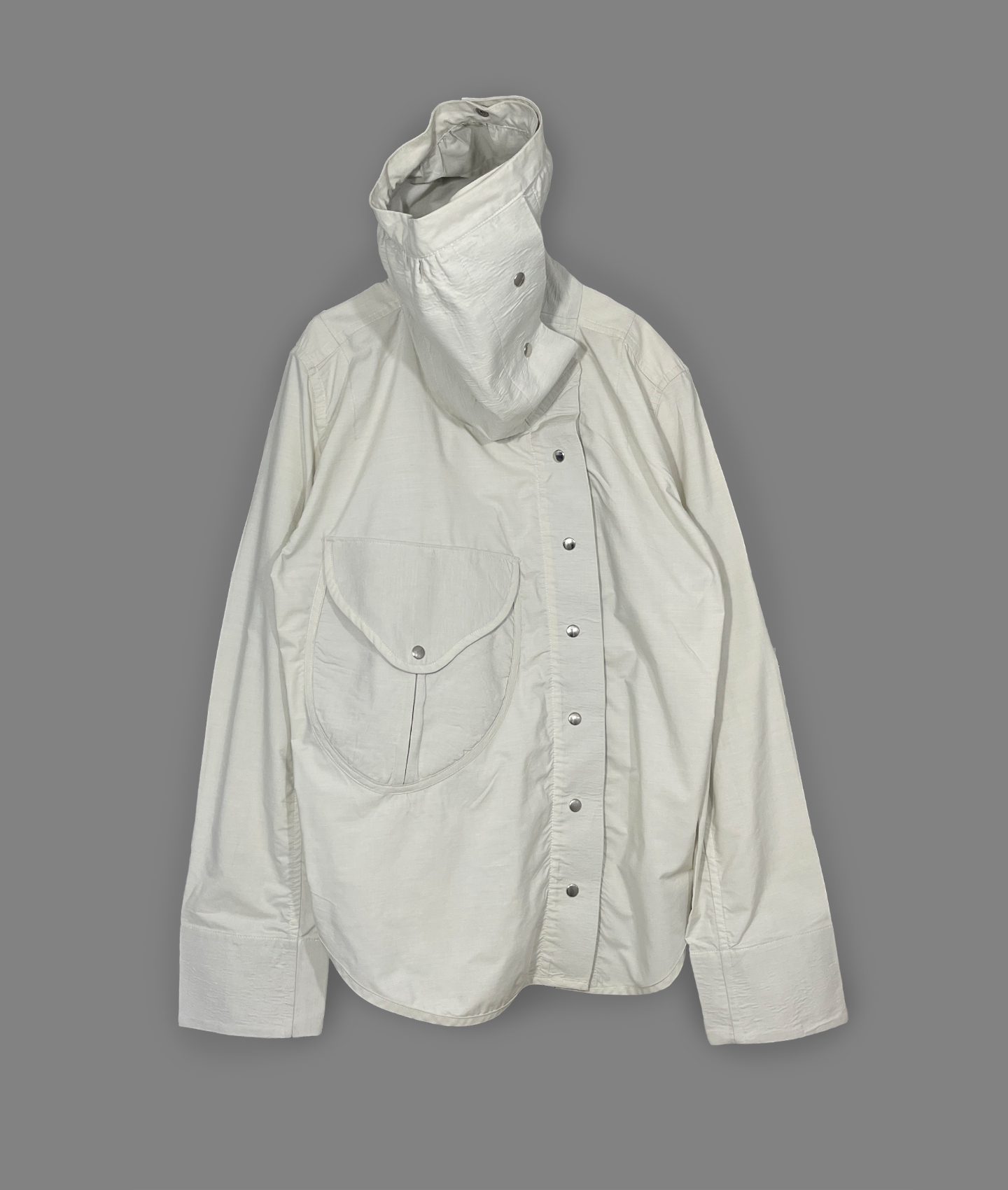 BM ASYMMETRICAL BUTTON UP SHIRT