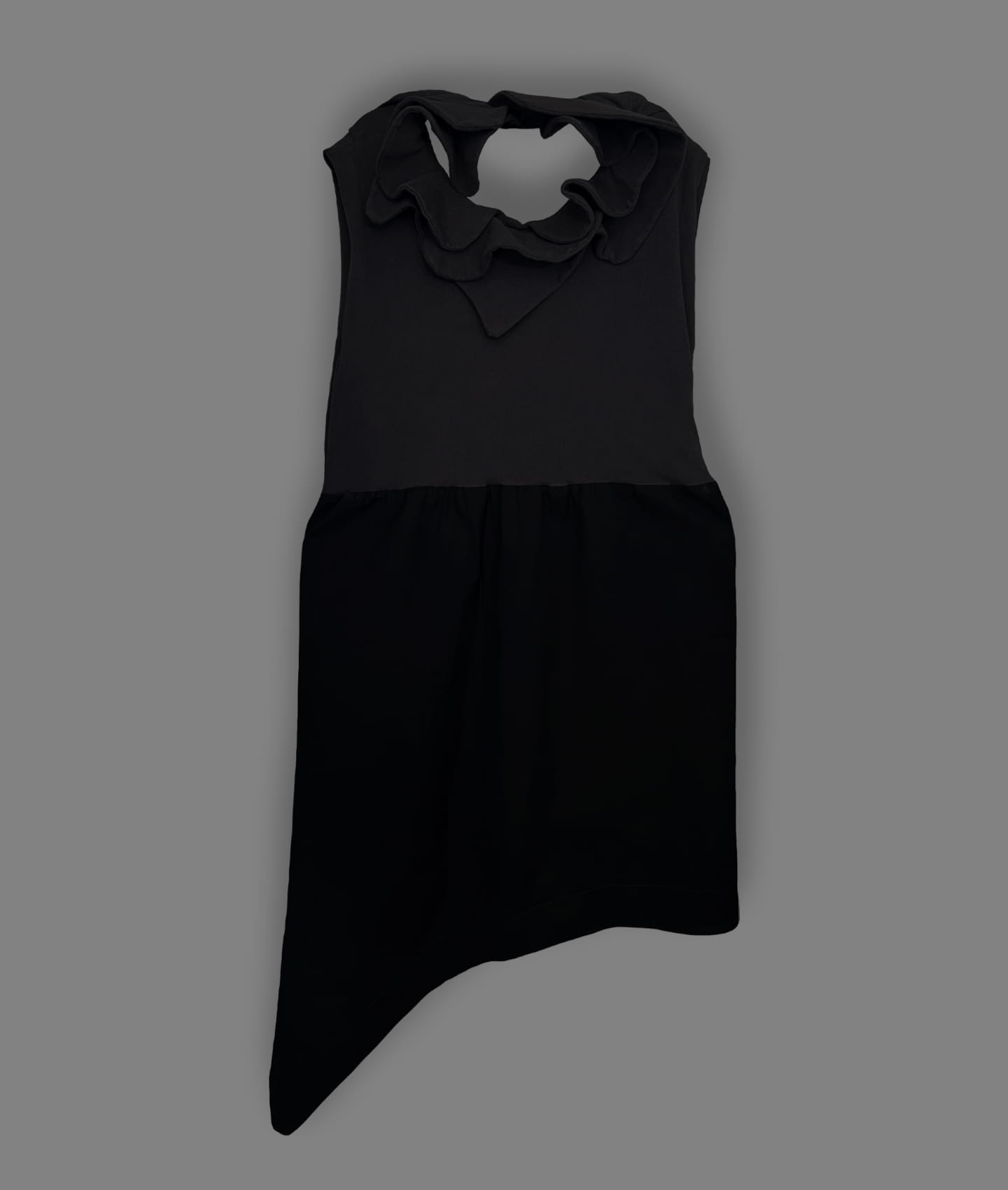 BM CRUST ASYMMETRICAL MIDI DRESS