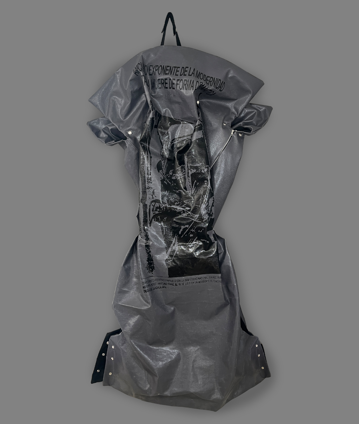 BM DRAPPED HHF PVC DRESS