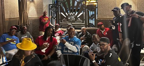 LPAC brothers together at a First Fridays social event