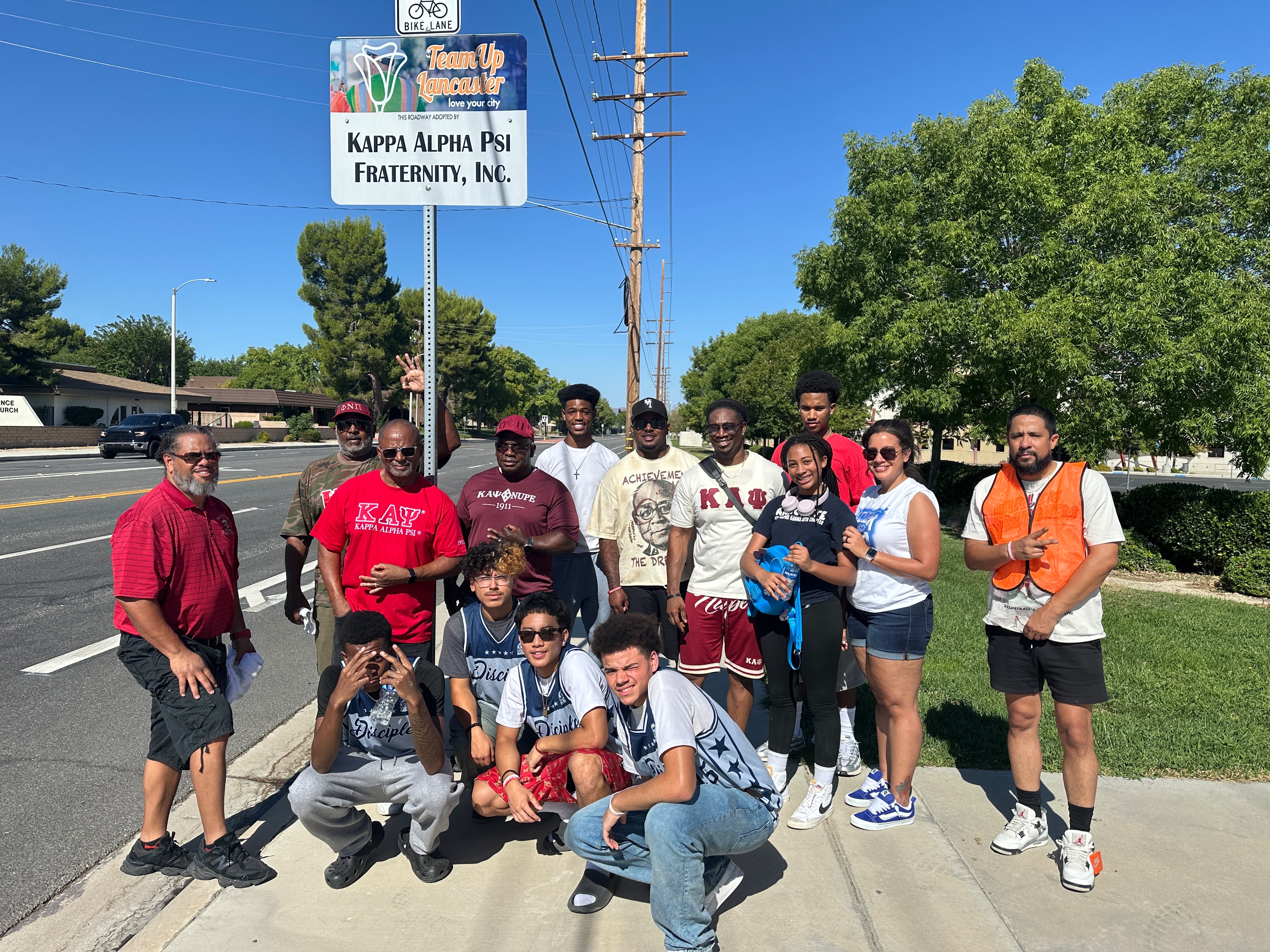 LPAC members serving during a community outreach activity