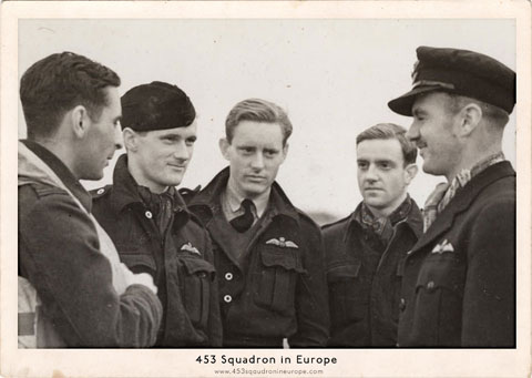 A photo of Tony Morello, Dick Ford, David “Spit” Steele, Hal Parker, Richard Ratten