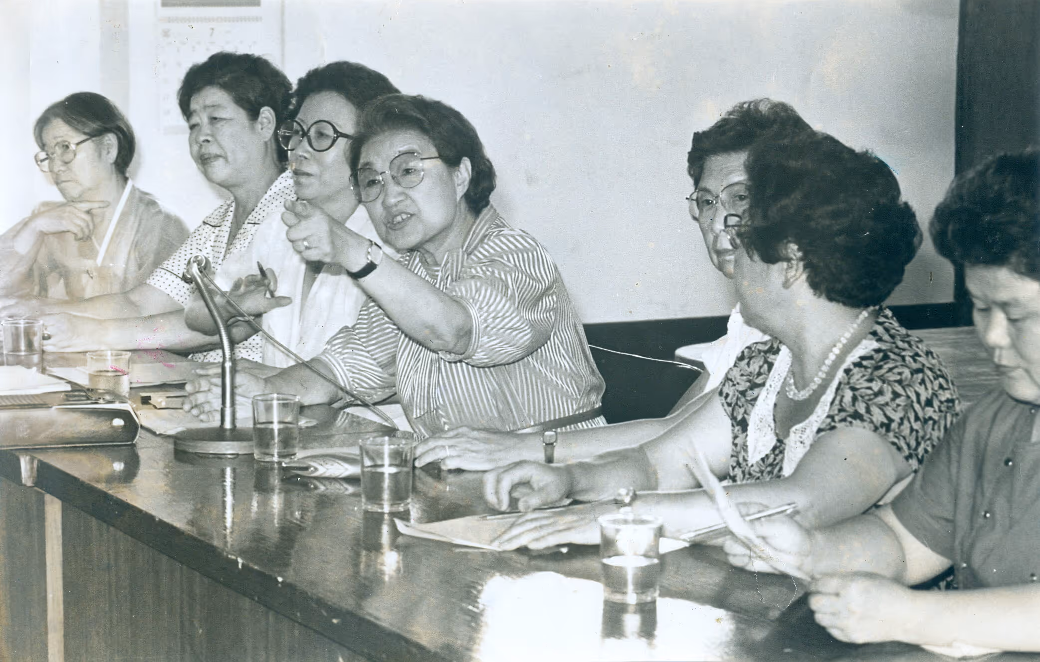 1984년 7월21일 이태영 - 가족법 개정을 위한 여성연합회 회장단 회의