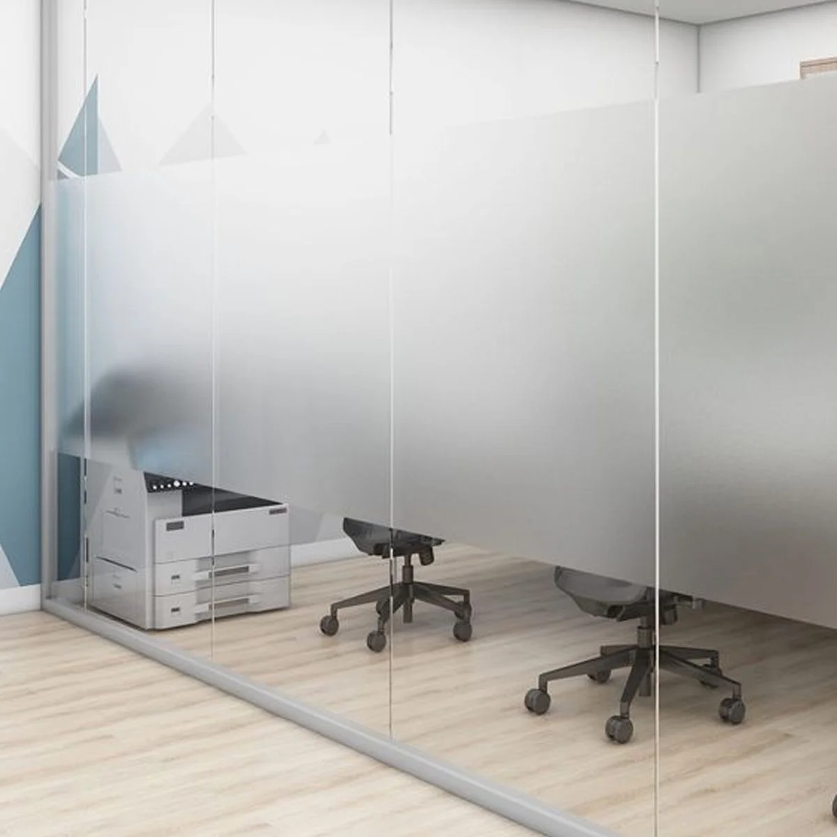 Office building with window tint