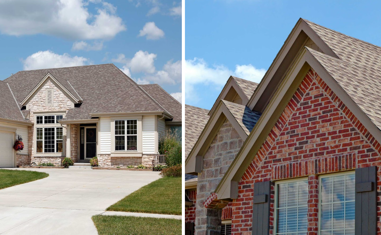 hip roof vs gable roof in Georgia