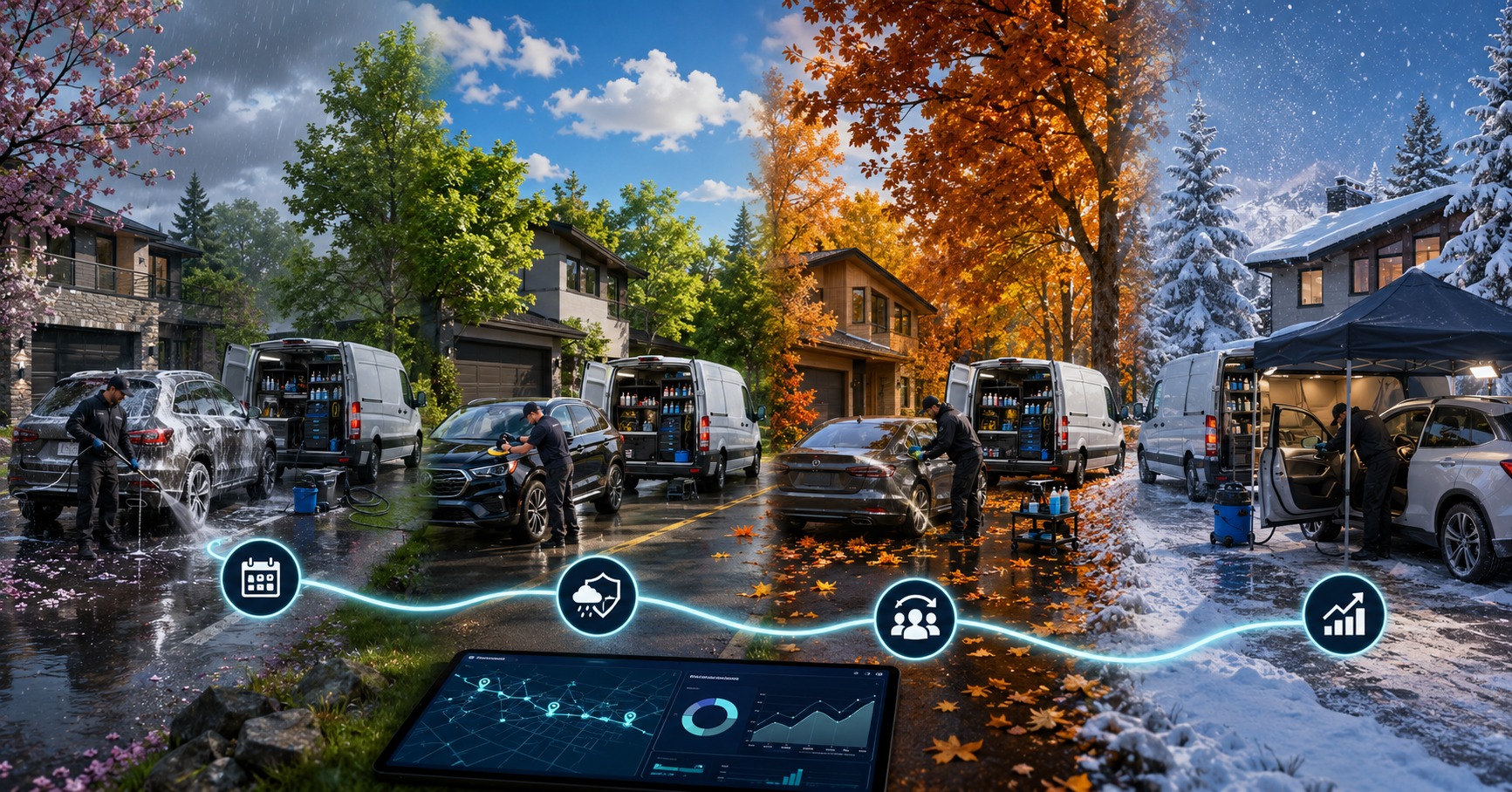 How to Scale a Mobile Detailing Business Across Canada’s Changing Seasons