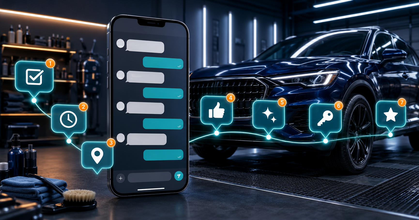SMS for Detailing Businesses: 7 Messages That Improve Customer Experience