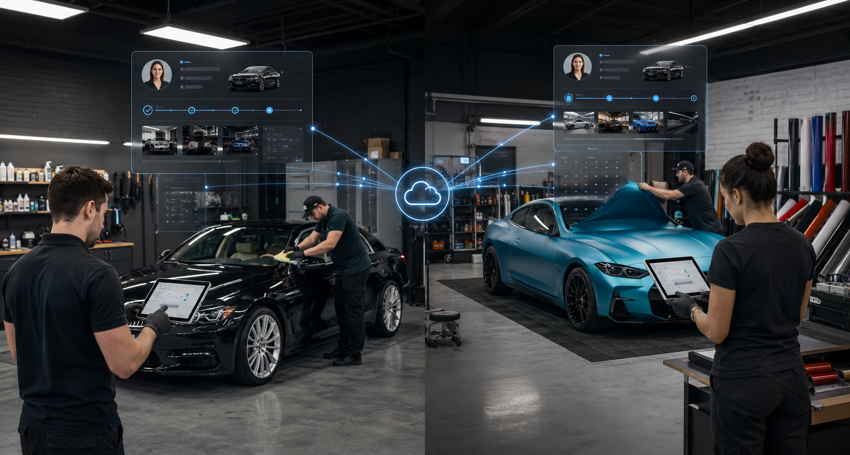 How Multi-Location Detailing and Wrap Shops Keep Customer Data in Sync