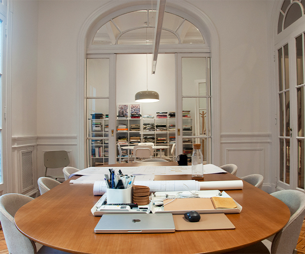 Bookshelf filled with books