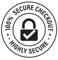 100% secure checkout