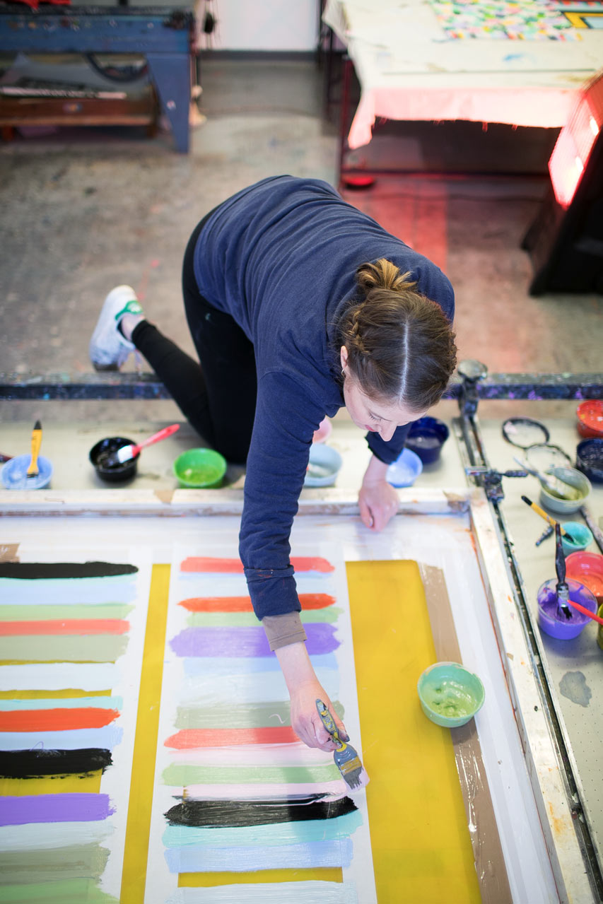 One of our Artists at work