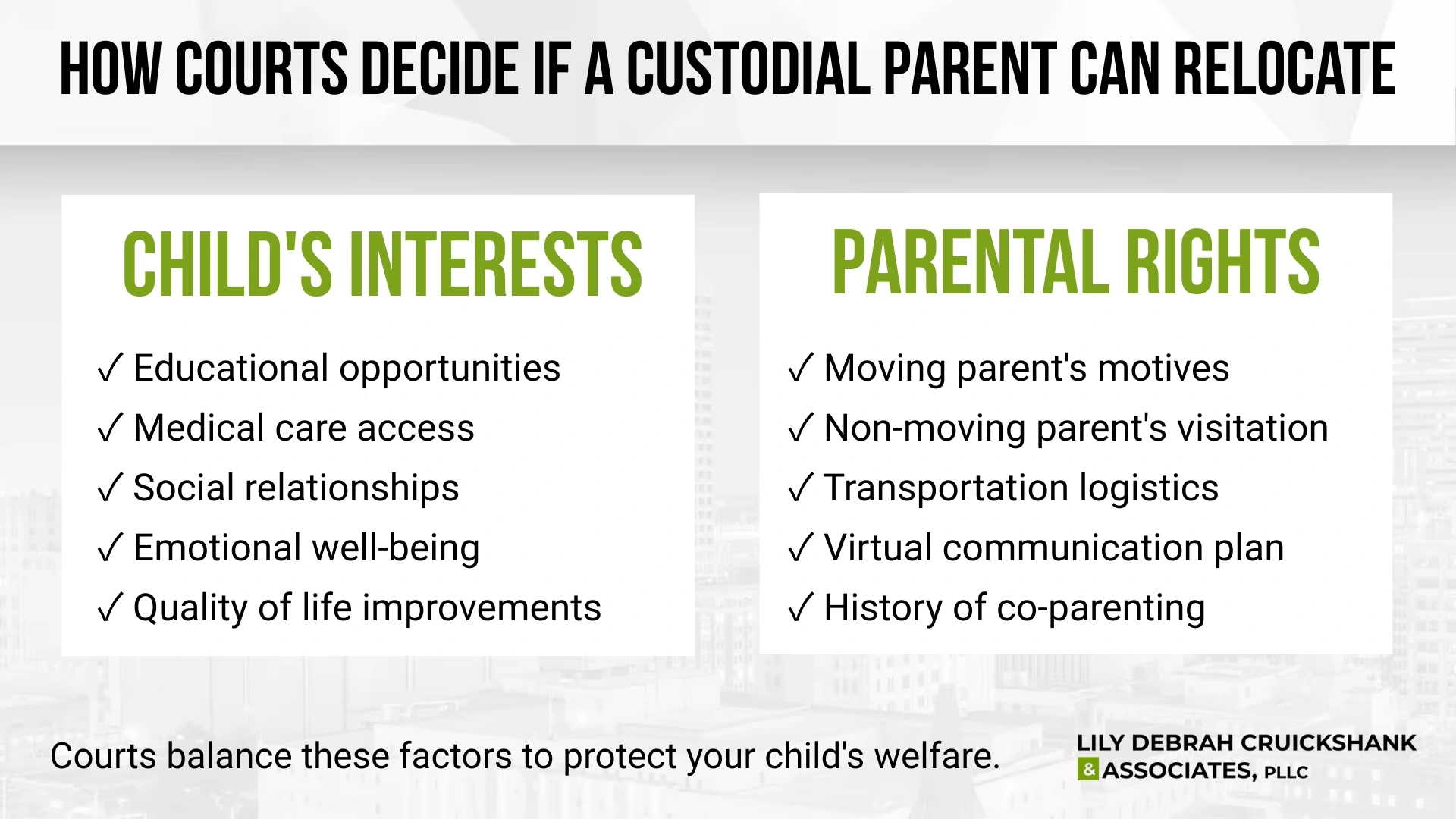 Custodial Parent Relocation: How Courts Decide If a Custodial Parent Can Relocate